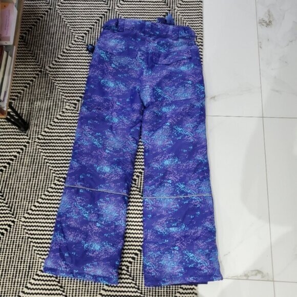 XMTN Water Resistant Multi Adjustable Purple Splatter Snowpants-Like New-Size 14 - Picture 6 of 16